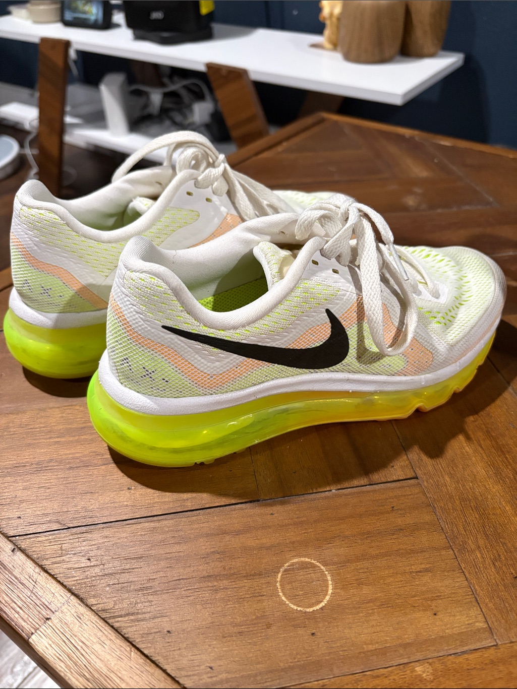 Nike Air Max 2014 White Atomic Mango Volt